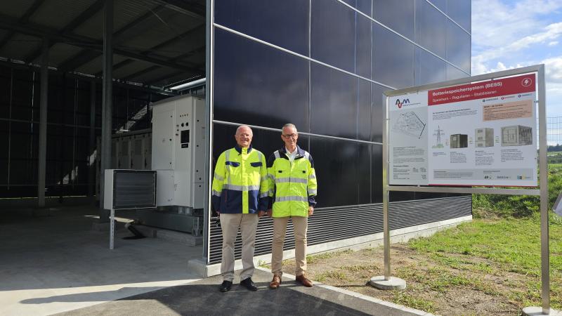 Einweihung Batteriespeicher BESS